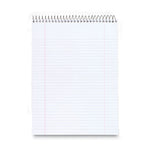 Stiff-Back Wire Bound Notepad, Medium/college Rule, Navy Cover, 70 White 8.5 X 11.5 Sheets
