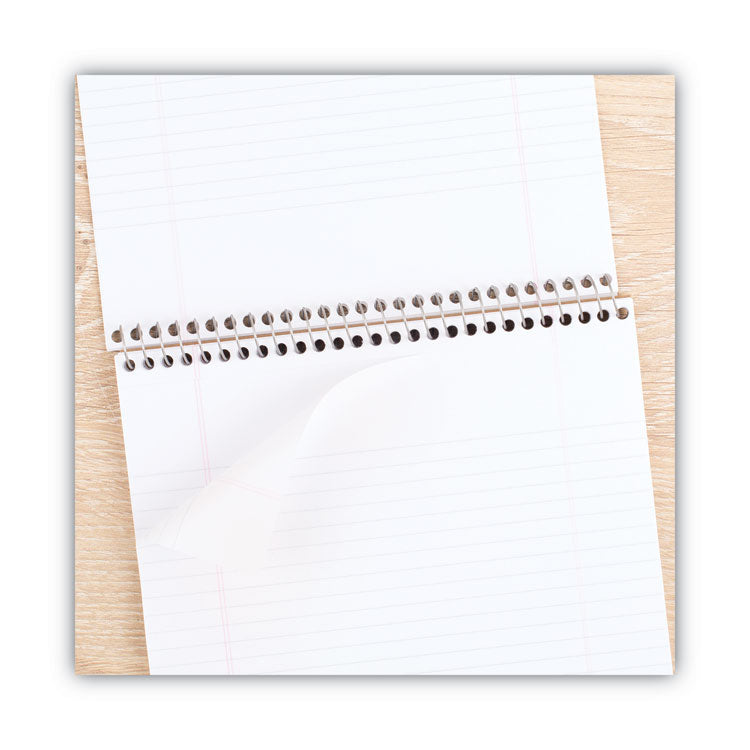 Stiff-Back Wire Bound Notepad, Medium/college Rule, Navy Cover, 70 White 8.5 X 11.5 Sheets