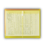 Poly Side-Load Envelopes, Fold-Over Closure, 9.75 x 11.63, Assorted Colors, 6/Pack