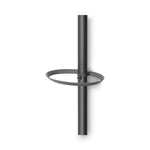 Festival Coat Stand with Umbrella Holder, Five Knobs, 14w x 14d x 73.67h, Black