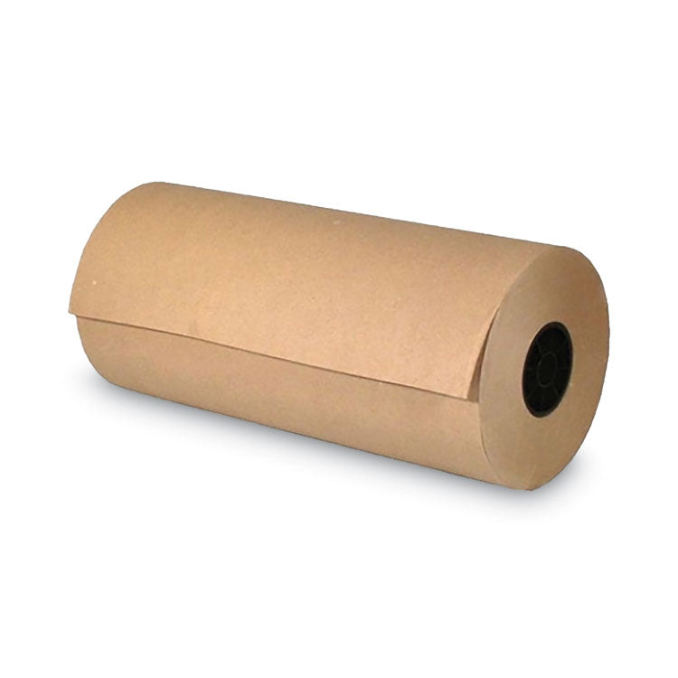 High-Volume Mediumweight Wrapping Paper Roll, 40 lb Wrapping Weight Stock, 24" x 900 ft, Brown