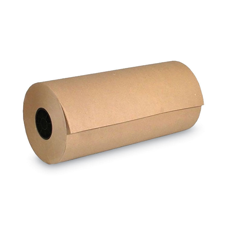 High-Volume Mediumweight Wrapping Paper Roll, 40 lb Wrapping Weight Stock, 24" x 900 ft, Brown