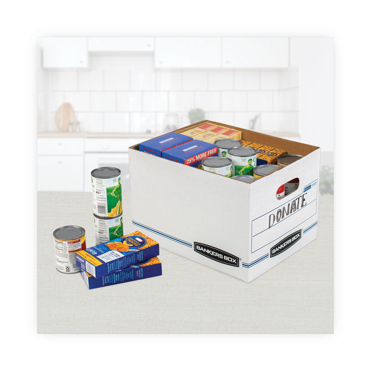 Stor/file Basic-Duty Storage Boxes, Letter/legal Files, 12.5" X 16.25" X 10.5", Kraft/green, 12/carton