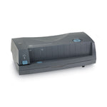 24-Sheet 3230 Electric Two- To Three-Hole Adjustable Punch, 9/32" Holes, Gray
