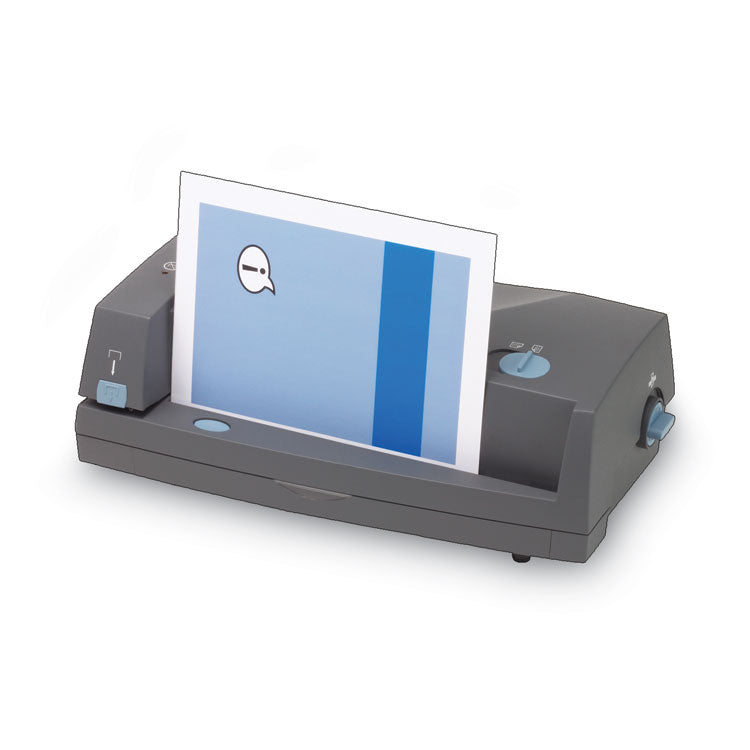 24-Sheet 3230st Electric Two- To Three-Hole Adjustable Punch/stapler, 9/32" Holes, Gray