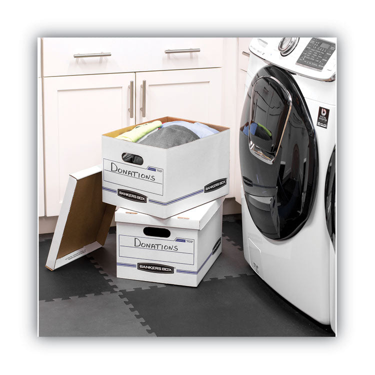 Stor/file Basic-Duty Storage Boxes, Letter/legal Files, 12.5" X 16.25" X 10.5", Kraft/green, 12/carton