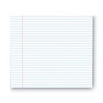 Glue Top Pads, Narrow Rule, 50 White 8.5 X 11 Sheets, Dozen