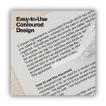 Double-sided Adhesive Tape Roller, 0.31" x 32.8 ft, Dries Clear, 2/Pack