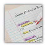 Correction Tape Dispenser, Non-Refillable, Transparent Red Applicator, 0.2" x 315", 10/Pack