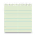 Steno Pads, Gregg Rule, Red Cover, 80 Green-Tint 6 X 9 Sheets, 6/pack