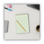 Steno Pads, Gregg Rule, Red Cover, 80 Green-Tint 6 X 9 Sheets, 6/pack