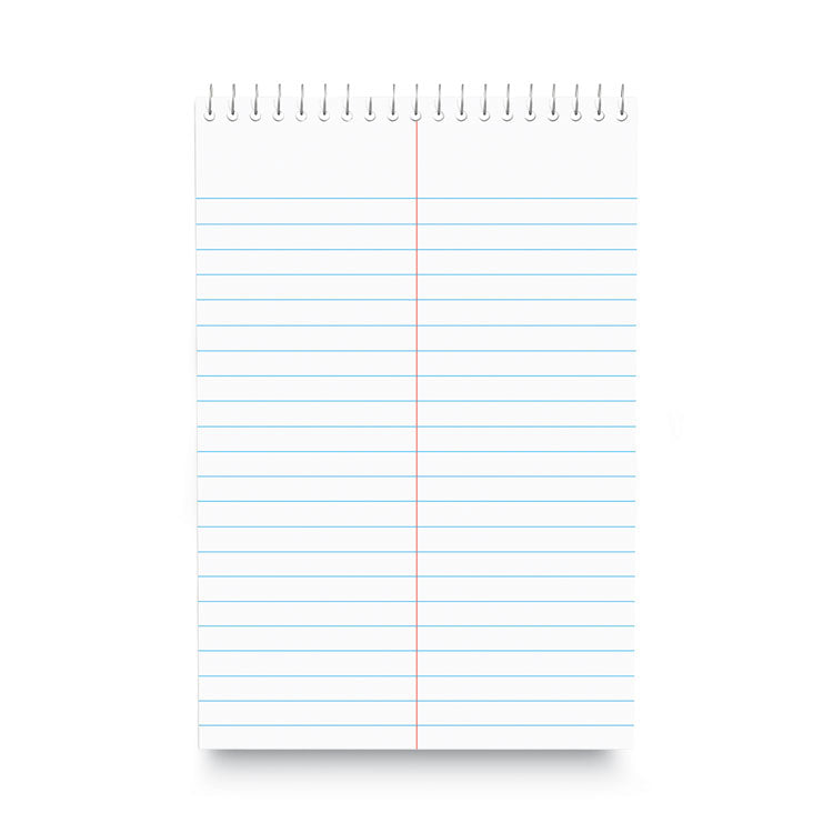 Steno Pads, Gregg Rule, Red Cover, 80 White 6 X 9 Sheets