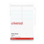 Steno Pads, Gregg Rule, Red Cover, 80 White 6 X 9 Sheets