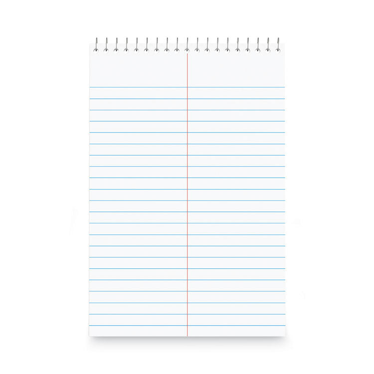 Steno Pads, Gregg Rule, Red Cover, 80 White 6 X 9 Sheets, 6/pack