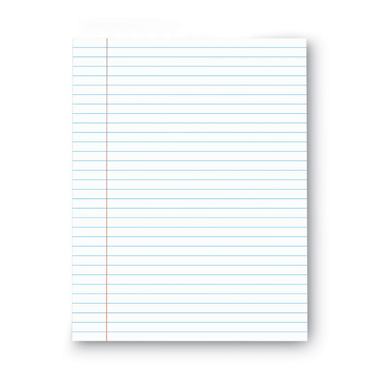 Glue Top Pads, Wide/legal Rule, 50 White 8.5 X 11 Sheets, Dozen