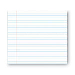 Glue Top Pads, Wide/legal Rule, 50 White 8.5 X 11 Sheets, Dozen