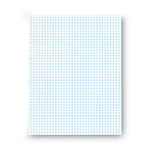Quadrille-Rule Glue Top Pads, Quadrille Rule (4 Sq/in), 50 White 8.5 X 11 Sheets, Dozen
