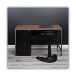 File Pedestal, Left Or Right, 3-Drawers: Box/box/file, Legal/letter, Black, 14.96" X 19.29" X 27.75"