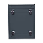 File Pedestal, Left Or Right, 3-Drawers: Box/box/file, Legal/letter, Charcoal, 14.96" X 19.29" X 27.75"