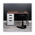 File Pedestal, Left Or Right, 3-Drawers: Box/box/file, Legal/letter, Light Gray, 14.96" X 19.29" X 27.75"