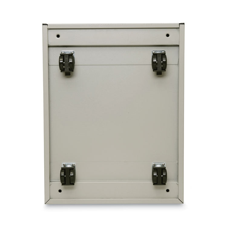 File Pedestal, Left Or Right, 3-Drawers: Box/box/file, Legal/letter, Putty, 14.96" X 19.29" X 27.75"