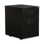 File Pedestal, Left Or Right, 2-Drawers: Box/file, Legal/letter, Black, 14.96" X 19.29" X 21.65"