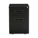 File Pedestal, Left Or Right, 2-Drawers: Box/file, Legal/letter, Black, 14.96" X 19.29" X 21.65"