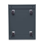 File Pedestal, Left Or Right, 2-Drawers: Box/file, Legal/letter, Charcoal, 14.96" X 19.29" X 21.65"