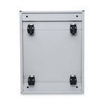 File Pedestal, Left Or Right, 2-Drawers: Box/file, Legal/letter, Light Gray, 14.96" X 19.29" X 21.65"