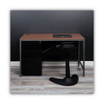 File Pedestal With Full-Length Pull, Left Or Right, 3-Drawers: Box/box/file, Legal/letter, Black, 14.96" X 19.29" X 27.75"