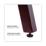 Alera Reception Lounge WL Series 3-Seat Sofa, 65.13" x 26.13" x 33", Black