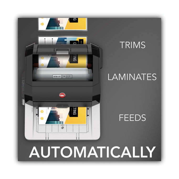 Foton 30 Automated Pouch-Free Laminator, Two Rollers, 1" Max Document Width, 5 Mil Max Document Thickness