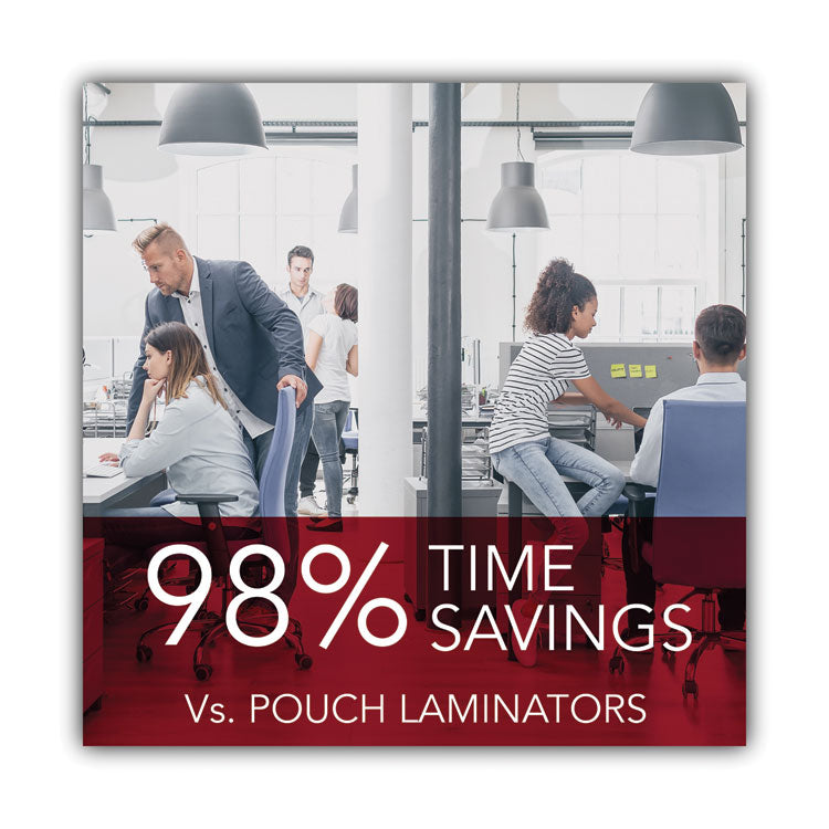 Foton 30 Automated Pouch-Free Laminator, Two Rollers, 1" Max Document Width, 5 Mil Max Document Thickness