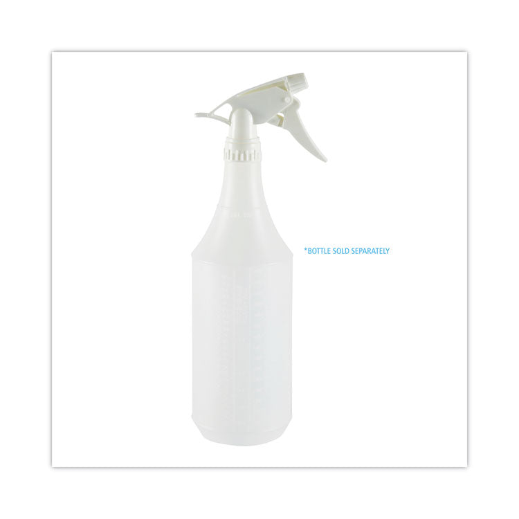 Non-Leaking Trigger Sprayer 300ES, 9.5" Tube, Fits 32 oz Bottles, White, 24/Carton