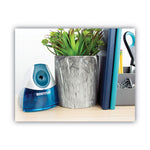 Personal Electric Pencil Sharpener, Ac-Powered, 4.25 X 8.4 X 4, Blue