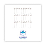 Non-Leaking Trigger Sprayer 300ES, 9.5" Tube, Fits 32 oz Bottles, White, 24/Carton