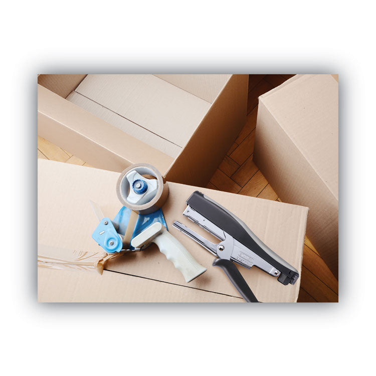 Standard Plier Stapler, 20-Sheet Capacity, 0.25" Staples, 2.5" Throat, Black/gray