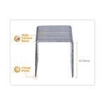 Heavy-Duty Premium Staples, 0.5" Leg, 0.5" Crown, Steel, 1,000/box