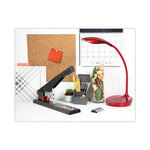 Antimicrobial 215-Sheet Extra Heavy-Duty Stapler, 215-Sheet Capacity, Black