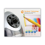 Super Pro 6 Commercial Electric Pencil Sharpener, Ac-Powered, 6.13 X 10.69 X 9, Gray/black