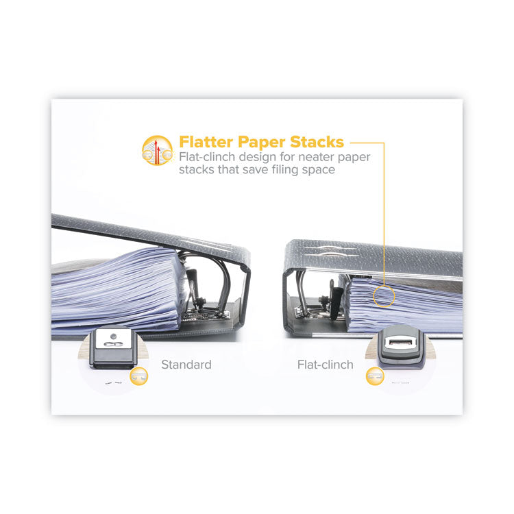 Ez Squeeze 75 Stapler, 75-Sheet Capacity, Black