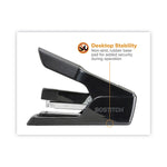 Ez Squeeze 75 Stapler, 75-Sheet Capacity, Black