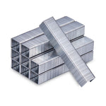 Heavy-Duty Premium Staples, 0.38" Leg, 0.5" Crown, Steel, 5,000/box