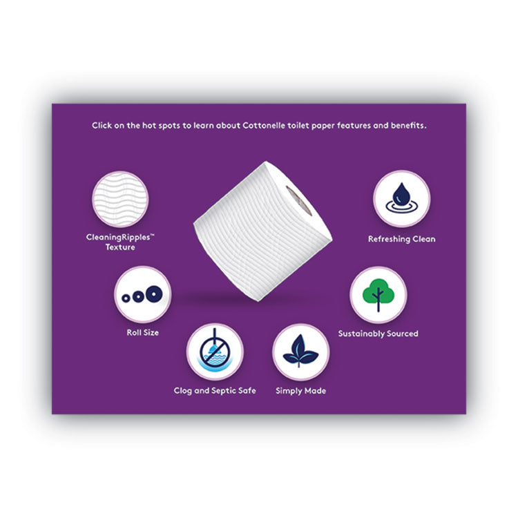 Ultra ComfortCare Toilet Paper, Soft Tissue, Mega Rolls, Septic Safe, 2 Ply, White, 284 Sheets/Roll, 12 Rolls/Pack