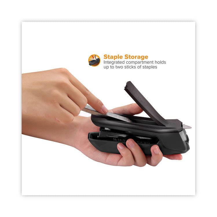 Ascend Stapler, 20-Sheet Capacity, Black