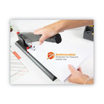 Antimicrobial 215-Sheet Extra Heavy-Duty Stapler, 215-Sheet Capacity, Black