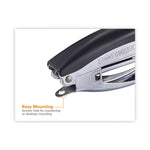 Deluxe Hand-Held Stapler, 20-Sheet Capacity, Black