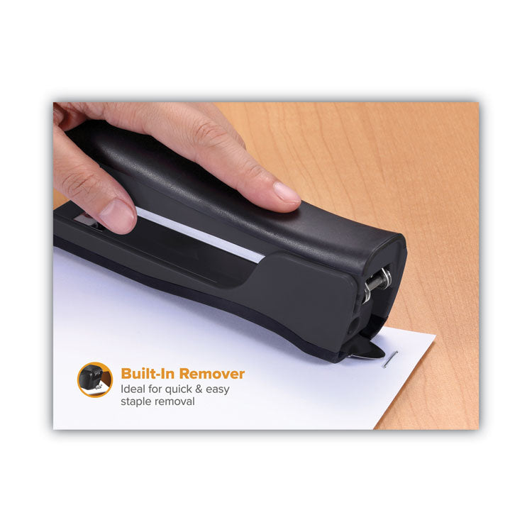 Dynamo Stapler, 20-Sheet Capacity, Black