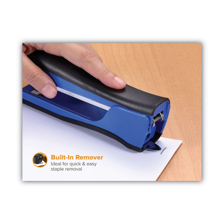 Dynamo Stapler, 20-Sheet Capacity, Blue