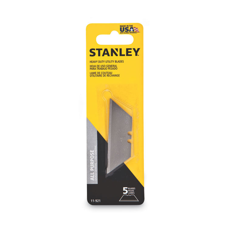 Heavy-Duty Utility Knife Replacement Blade, 5/pack